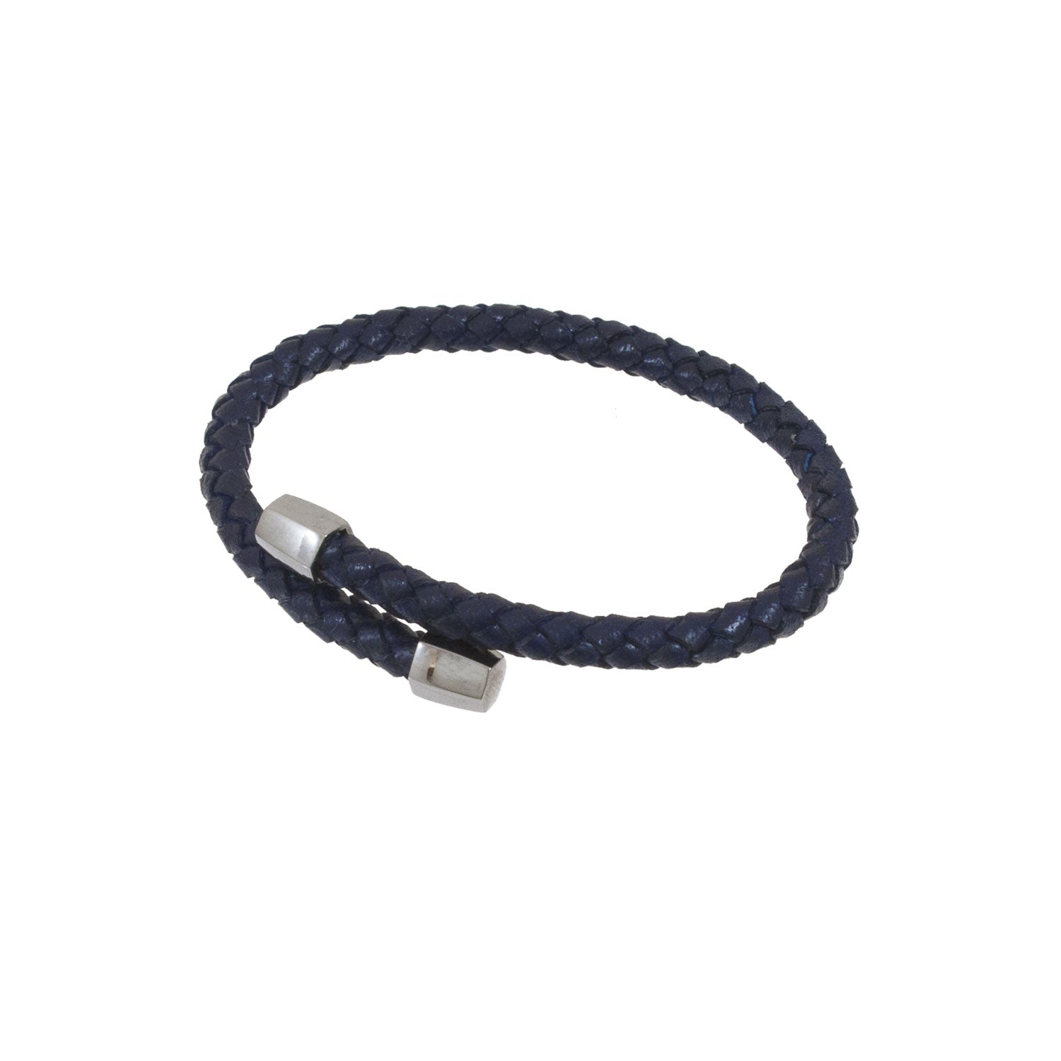 Alessandro Bracelet in Genuine Semi-Rigid Scoubidou Leather for Men