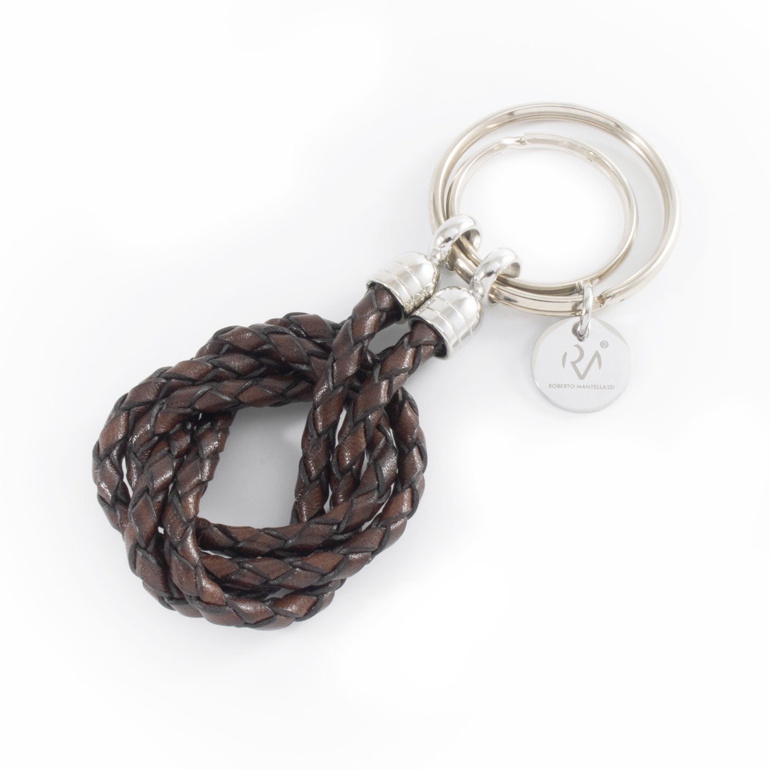 Scoubidou Men's Genuine Leather Keyring