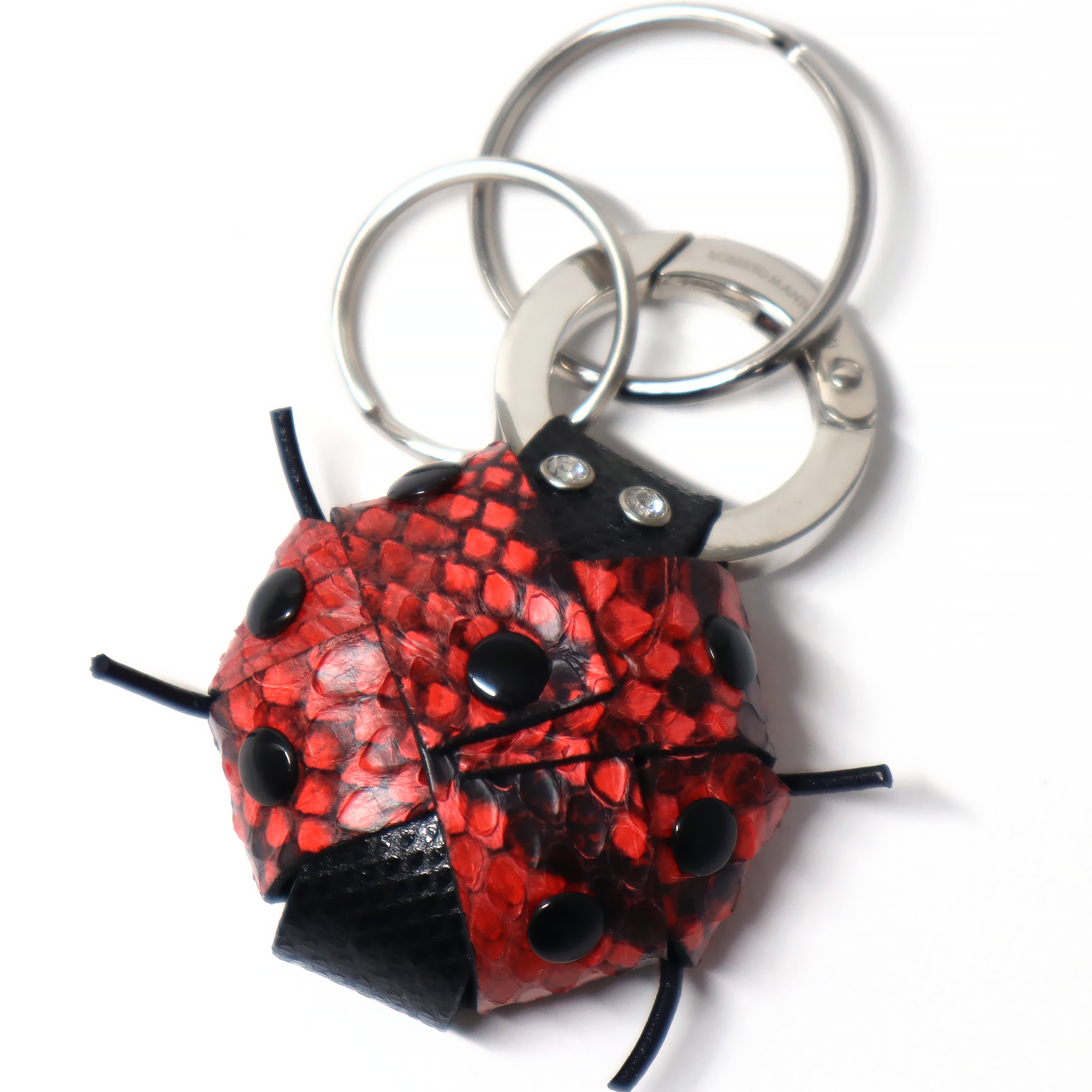 Real Reptile Keychain in the shape of a Ladybug