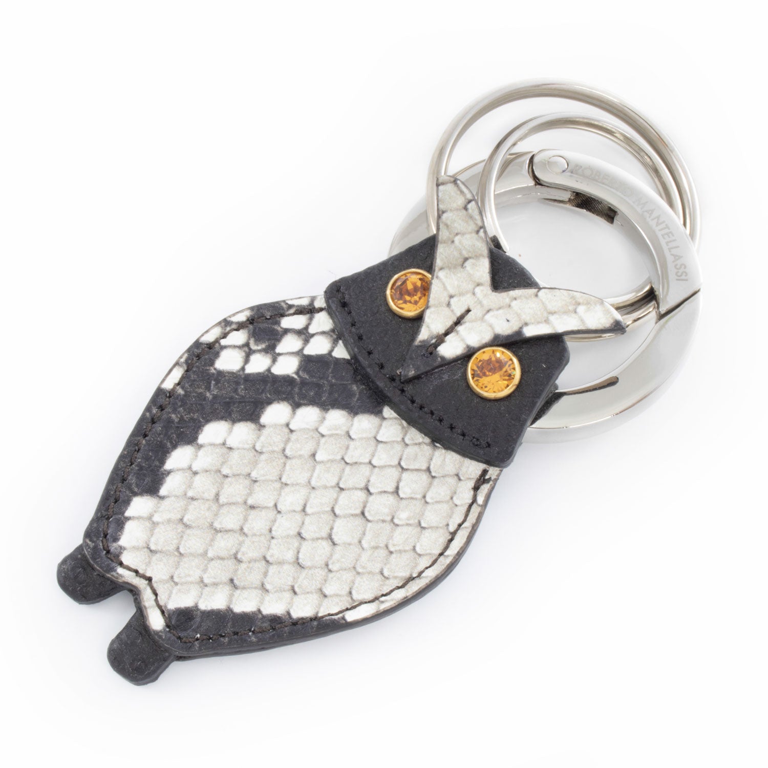 Real Reptile Keychain in the shape of a Woman's Owl