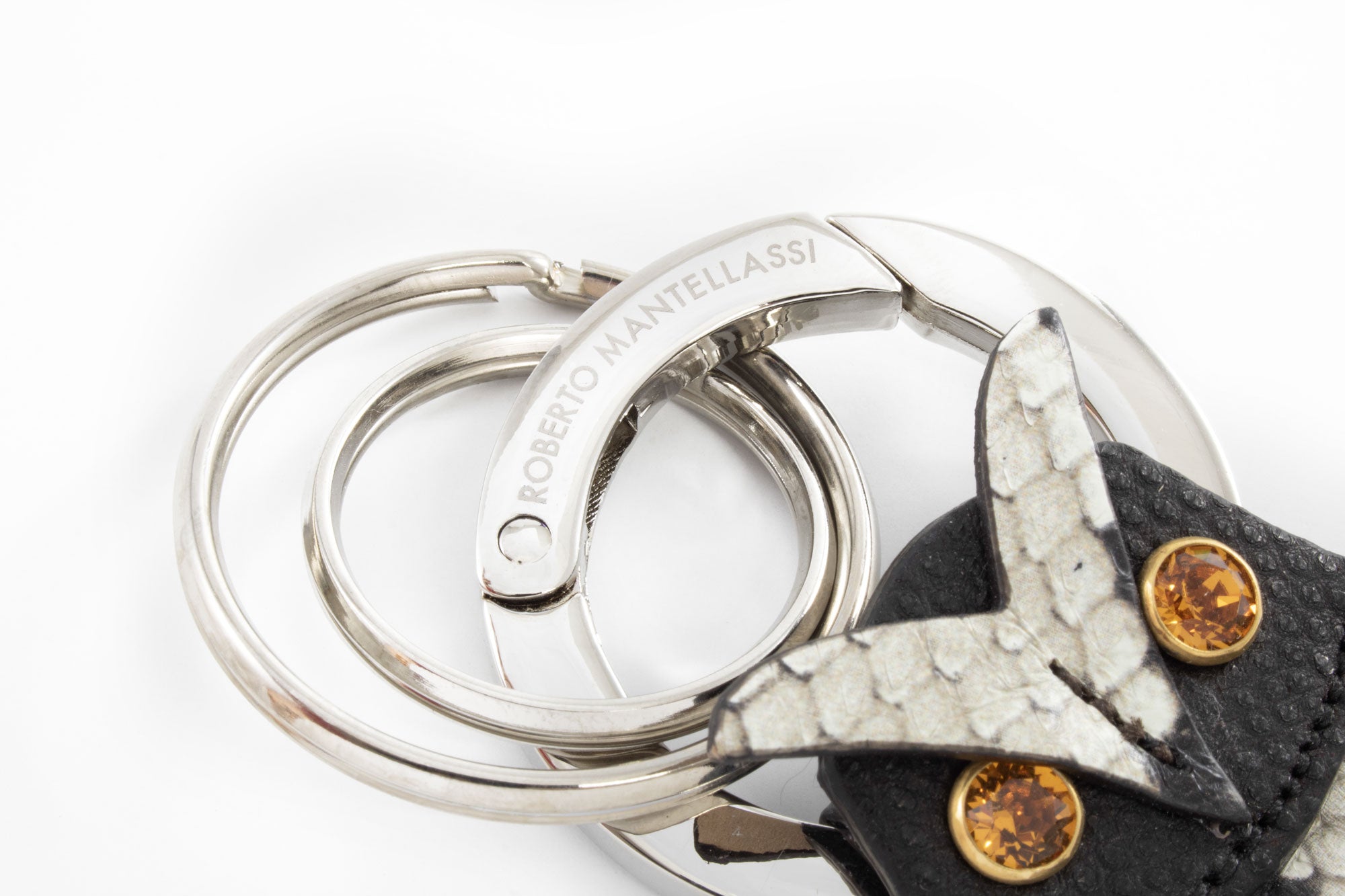 Real Reptile Keychain in the shape of a Woman's Owl