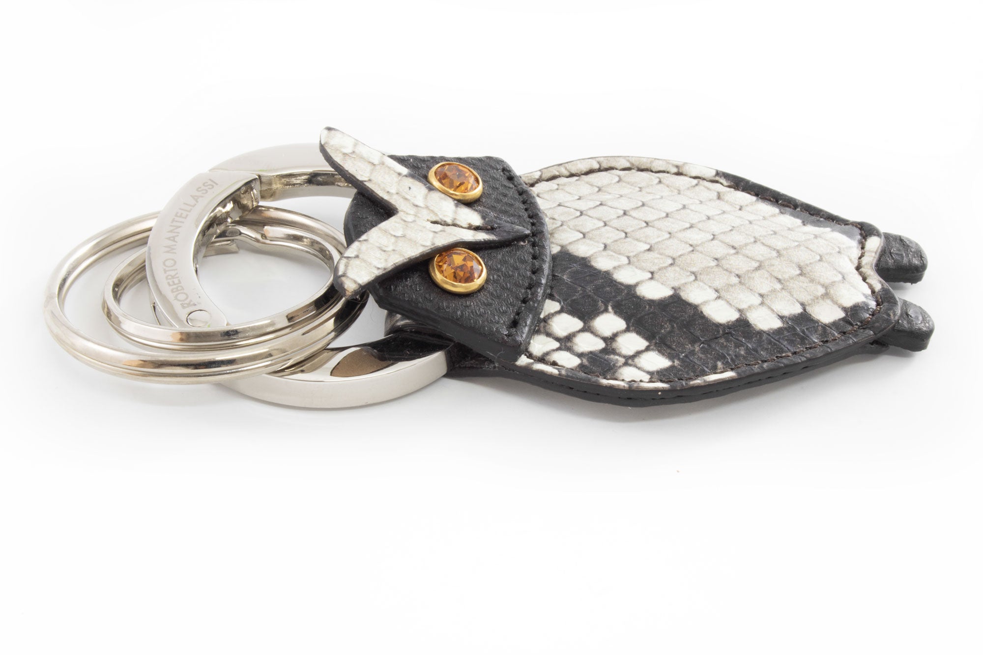 Real Reptile Keychain in the shape of a Woman's Owl