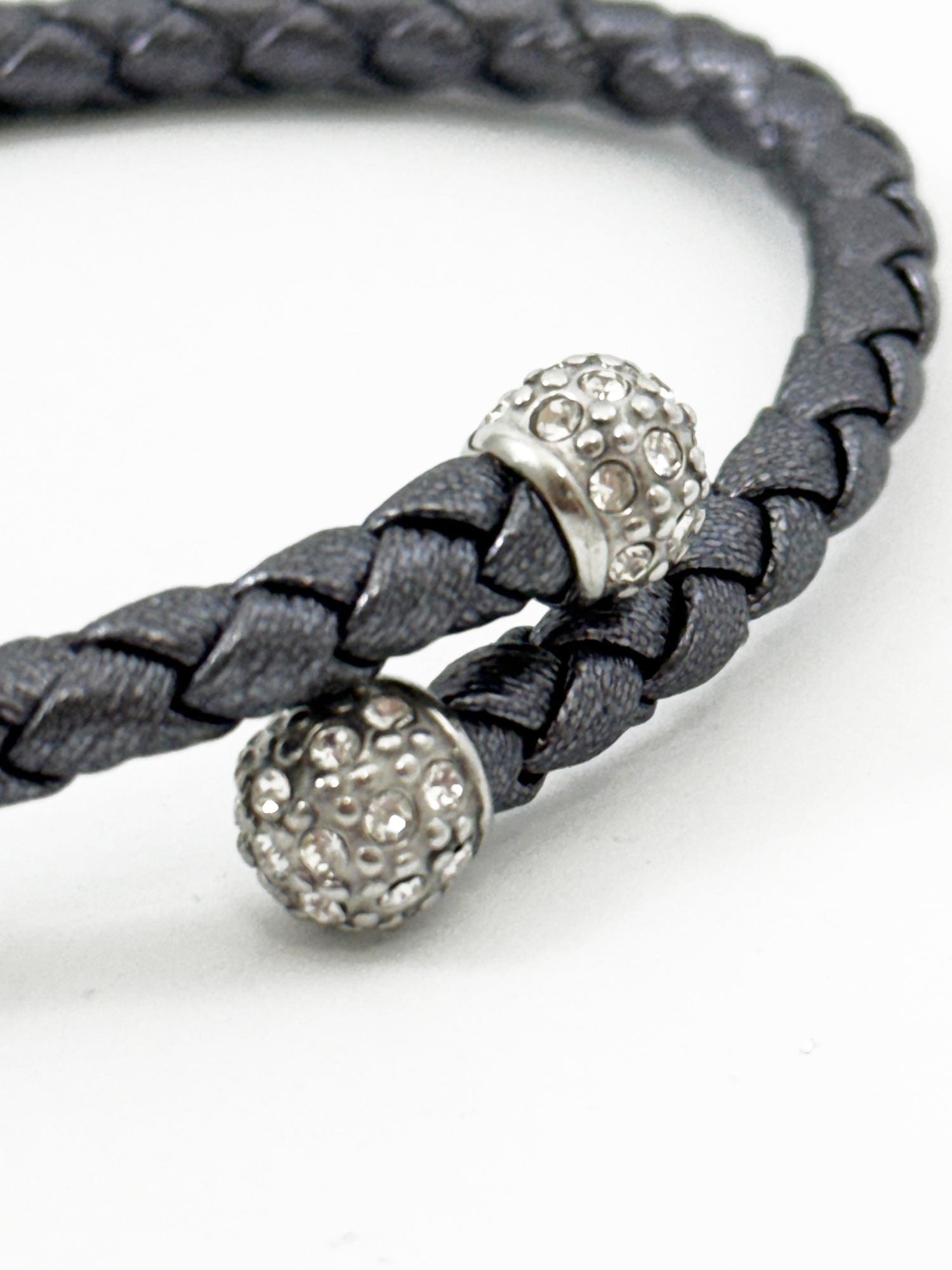 Serena New Bracelet in Genuine Laminated Leather with Crystals Women