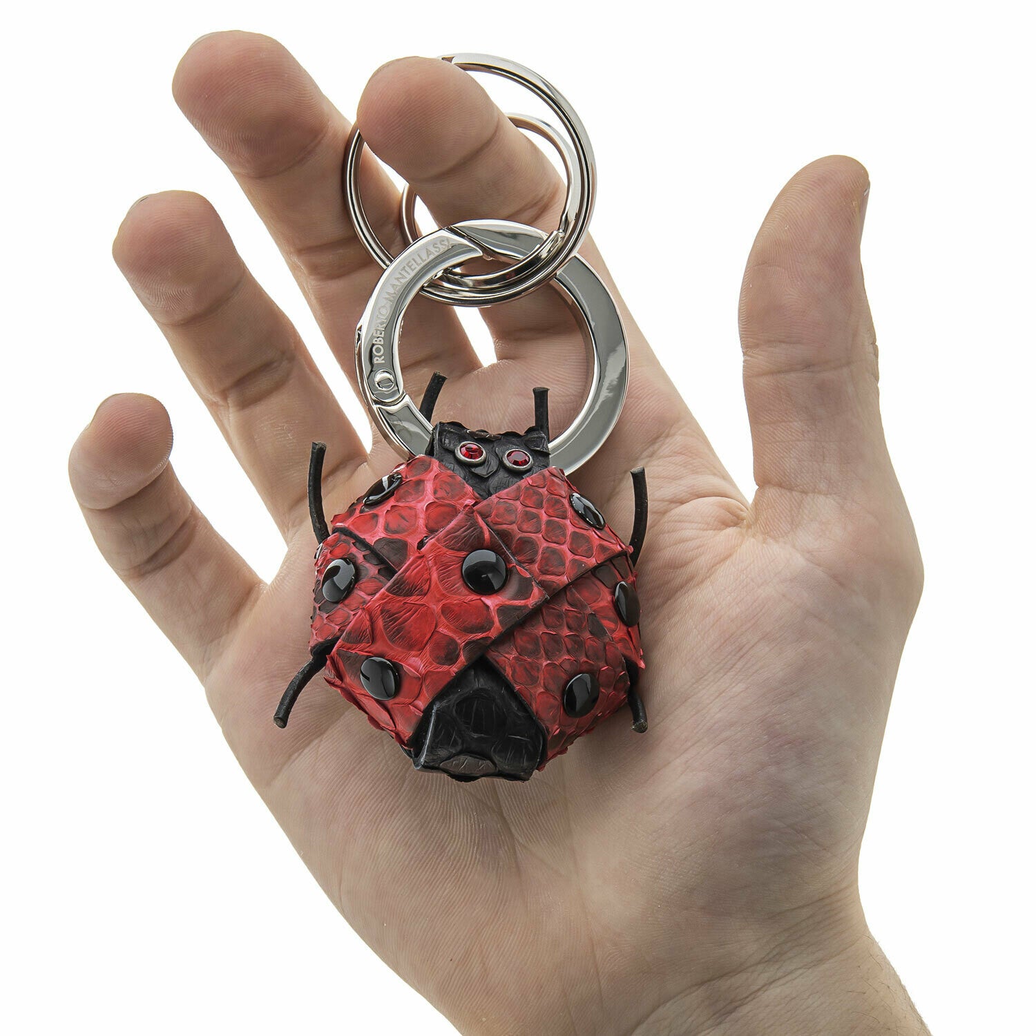 Real Reptile Keychain in the shape of a Ladybug